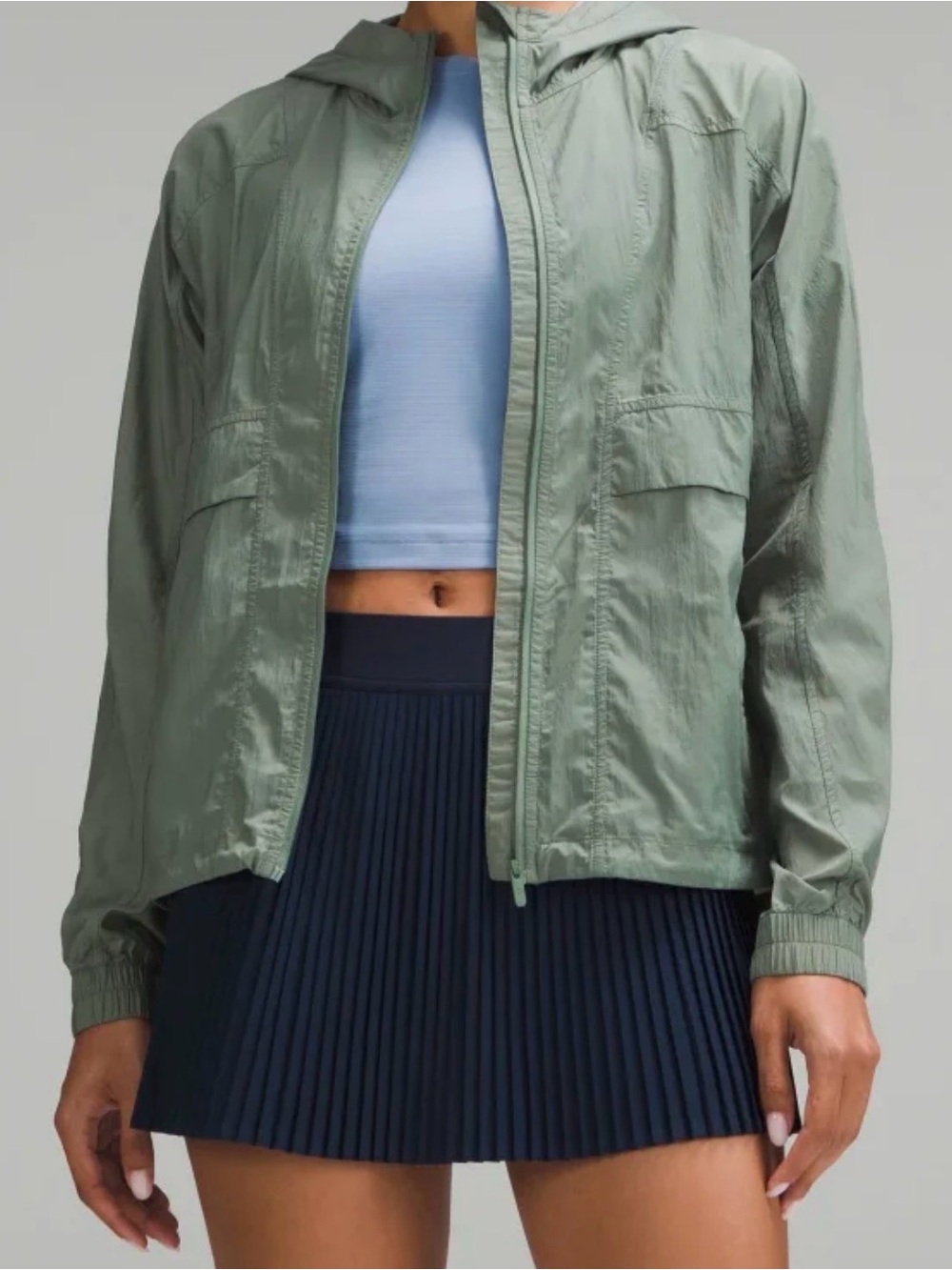 lululemon athletica Hood Lite Jacket - Sage Green Hooded Utility Jacket